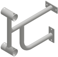 Кронштейн настенный (двухрядный) - fgospostavki.ru - Верхняя Пышма