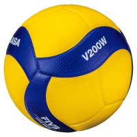 Мяч волейбольный Mikasa V200W (размер 5, синтетическая кожа, профессиональный) - fgospostavki.ru - Верхняя Пышма