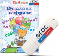 Игры для чтения слов и словосочетаний "От слова к фразе" на USB - носителе - fgospostavki.ru - Верхняя Пышма