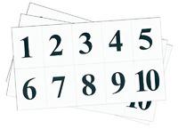 Набор цифр от 1 до 10 (для начальной школы) - fgospostavki.ru - Верхняя Пышма