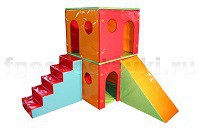 Домик игровой двухэтажный (комплект) - fgospostavki.ru - Верхняя Пышма