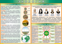 Таблица "Экология. Определения и история" (100х140 сантиметров, винил) - fgospostavki.ru - Верхняя Пышма