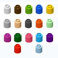  Элемент конструктора одиночный одноцветный Color Blocks 100 штук - fgospostavki.ru - Верхняя Пышма