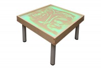 Столик на ножках для рисования песком "Радуга" с подсветкой RGB - fgospostavki.ru - Верхняя Пышма