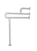 Поручень напольно-настенный с антибактериальным покрытием (белый) - fgospostavki.ru - Верхняя Пышма