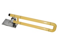 Поручень откидной с антибактериальным покрытием (желтый) - fgospostavki.ru - Верхняя Пышма