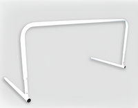 Барьер тренировочный регулируемой высоты (кнопочный фиксатор) - fgospostavki.ru - Верхняя Пышма