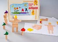 Игровой набор Фребеля "Конструктор деревянный без соединений-3" (Серия "Эксперимент") - fgospostavki.ru - Верхняя Пышма
