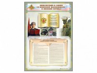 Стенд-уголок "Конституция Российской Федерации и Федеральный закон "О воинской обязанности и военной службе" - fgospostavki.ru - Верхняя Пышма