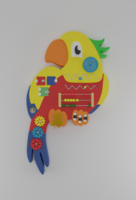 Бизиборд «Разноцветный попугай» - fgospostavki.ru - Верхняя Пышма