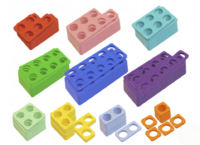 Нумирошка. Набор цветных пластиковых форм 100 шт. по методике Нумикон - fgospostavki.ru - Верхняя Пышма