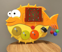 Бизиборд «Рыба-еж» - fgospostavki.ru - Верхняя Пышма