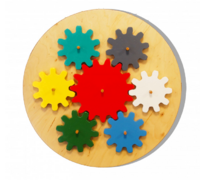 Бизиборд «Цветные шестеренки» - fgospostavki.ru - Верхняя Пышма