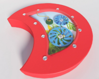 Настенный игровой модуль в виде части гусеницы с весами - fgospostavki.ru - Верхняя Пышма