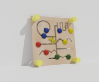 Тактильно-развивающая панель с лабиринтами - fgospostavki.ru - Верхняя Пышма