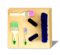 Тактильно-развивающая панель с мягкими кисточками - fgospostavki.ru - Верхняя Пышма