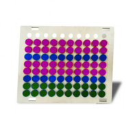 Тактильно-развивающая панель «Цветные фигурки» - fgospostavki.ru - Верхняя Пышма