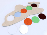 Тактильные разноцветные дощечки «Самолетик» - fgospostavki.ru - Верхняя Пышма