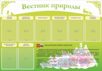 Стенд "Вестник природы" Вариант 4 - fgospostavki.ru - Верхняя Пышма