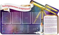Стенд "Наблюдательная астрономия" - fgospostavki.ru - Верхняя Пышма