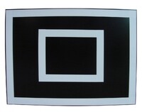 Щит баскетбольный навесной на шведскую стенку (ламинированная фанера), размер 700х700 миллиметров - fgospostavki.ru - Верхняя Пышма