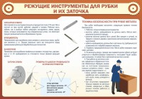 Стенд "Режущие инструменты для рубки и их заточки" - fgospostavki.ru - Верхняя Пышма