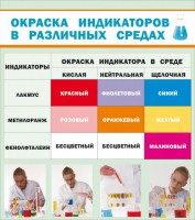 Стенд "Окраска индикаторов в различных средах" - fgospostavki.ru - Верхняя Пышма