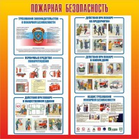 Стенд "Пожарная безопасность" Вариант 4 - fgospostavki.ru - Верхняя Пышма