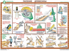 Комплект плакатов "Безопасность труда при деревообработке" - fgospostavki.ru - Верхняя Пышма