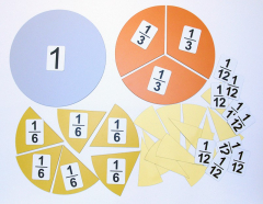 Набор магнитных карточек "Доли и дроби - 3" - fgospostavki.ru - Верхняя Пышма