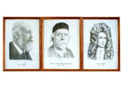 Портреты выдающихся химиков (деревянная рамка, под стеклом) - fgospostavki.ru - Верхняя Пышма