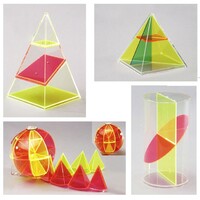 Дополнительный набор прозрачных геометрических тел с сечениями. - fgospostavki.ru - Верхняя Пышма