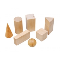 Набор "Тела геометрические" (деревянные) 14штук - fgospostavki.ru - Верхняя Пышма