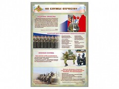 Стенд "На службе Отечеству" Вариант 1 - fgospostavki.ru - Верхняя Пышма