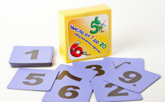 Набор магнитных карточек "Числа от 1 до 20" (фон фиолетовый) - fgospostavki.ru - Верхняя Пышма