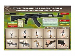 Стенд-тренажер по сборке-разборке автомата Калашникова АК-74М - fgospostavki.ru - Верхняя Пышма