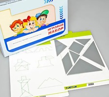 Игровой набор "Танграм" (с комплектом карточек) - fgospostavki.ru - Верхняя Пышма