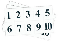Набор цифр от 1 до 10 (для начальной школы) - fgospostavki.ru - Верхняя Пышма