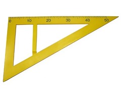 Угольник классный пластмассовый (30 и 60 градусов ) - fgospostavki.ru - Верхняя Пышма