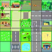 Тематическое поле-маршрутизатор «Ферма» для мини-робота Bee-Bot/Blue-Bot - fgospostavki.ru - Верхняя Пышма