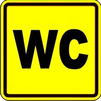 Тактильный знак (WC) 100х100 - fgospostavki.ru - Верхняя Пышма