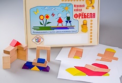 Игровой набор Фребеля "Конструктор деревянный без соединений-2" (Серия "Эксперимент") - fgospostavki.ru - Верхняя Пышма