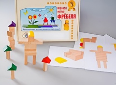 Игровой набор Фребеля "Конструктор деревянный без соединений-3" (Серия "Эксперимент") - fgospostavki.ru - Верхняя Пышма