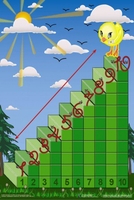 Интерактивная таблица на магнитах "Лесенка для счета" - fgospostavki.ru - Верхняя Пышма