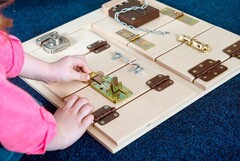 Тактильно-развивающая панель “Замочки” - fgospostavki.ru - Верхняя Пышма