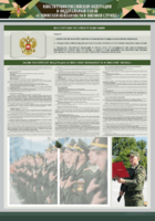 Стенд-уголок "Конституция Российской Федерации и Федеральный закон "О воинской обязанности и военной службе" - fgospostavki.ru - Верхняя Пышма