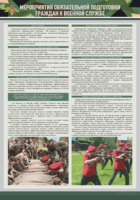 Стенд "Мероприятия обязательной подготовки граждан к военной службе" - fgospostavki.ru - Верхняя Пышма