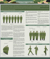 Стенд "Строевая подготовка" - fgospostavki.ru - Верхняя Пышма