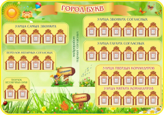 Стенд "Город букв" - fgospostavki.ru - Верхняя Пышма