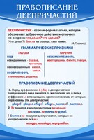 Стенд "Правописание деепричастий" - fgospostavki.ru - Верхняя Пышма